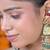 Shikara shine jadau string kashmiri earrings