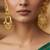 Matsya gold long jhumka earrings