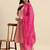 women floral embroidered sequinned  cotton kurta with trousers & dupatta