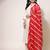 women v-neck straight kurta with trousers & dupatta