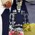 Navy Blue Color Embroidery Work Satin Salwar Suit