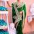 Indian bottle green zari jaal embroidery heavy border fancy satin saree with unstitched blouse