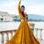 mustard rayon plain traditional lehenga choli with free size upto 42