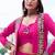 pink rayon plain traditional lehenga choli with free size upto 42