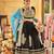 black rayon embroidered traditional lehenga choli with free size upto 42