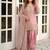 Light Pink Color Embroidery Sequence Work Silk Blend Salwar Suit