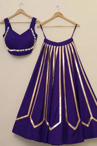 royal blue rayon printed traditional lehenga choli with free size upto 42