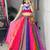 multicolor faux georgette printed traditional lehenga choli with free size upto 42