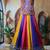 multicolor cotton silk printed traditional lehenga choli with free size upto 44