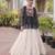 white cotton silk plain traditional lehenga choli with free size upto 44