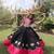  black blend embroidered traditional lehenga choli with free size upto 44