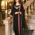 Black Color Sequence And  Embroidery Work Silk Blend Salwar Suit 