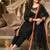 Black Color Sequence And  Embroidery Work Silk Blend Salwar Suit 