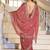Embellished rose gold embroidered border motifs moss shimmer saree with unstitched blouse