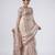 Bollywood peach full embroidery work shimmer saree with unstitched blouse