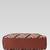  lines & loops tan jacquard chevron handheld bag