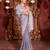 Bollywood gray diamond sequin jaal embroidered border mono nylon fabric saree with unstitched blouse