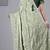 Fashionable pista embroidered in multi-colored satin saree with unstitched blouse