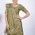 Ethnic mahendi resham zari embroidery with glass sequins shimmer saree with unstitched blouse