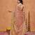 Indian rose embroidery with zari sequins fandy satin saree with unstitched blouse