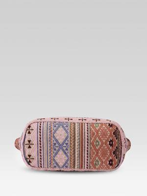  earth edit rust ethnic jacquard tote bag 7