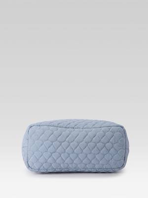  uno powder blue diamond quilted tote bag 7