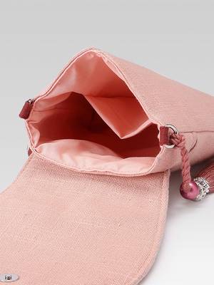  tribal sutra dusty pink boho canvas sling bag 6