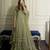 Light Green  Color Embroidery Sequence Work  Faux Georgette Salwar Suit