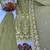 Light Green  Color Embroidery Sequence Work  Faux Georgette Salwar Suit