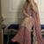 Light Pink Color Embroidery Sequence Work  Faux Georgette Salwar Suit