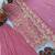 Light Pink Color Embroidery Sequence Work  Faux Georgette Salwar Suit