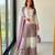 Multicolor georgette embroidered palazzo set