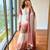 Multicolor georgette embroidered palazzo set