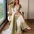 Multicolor georgette embroidered palazzo set