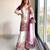 Multicolor georgette embroidered palazzo set