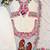 Off-white georgette embroidered farshi salwar set