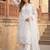 White net sequins palazzo set