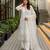 White net sequins palazzo set