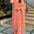 Orange net sequins palazzo set