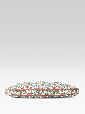 petal posh off white floral printed polycotton laptop bag (upto 16") 9