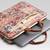  petal posh tan ethnic printed polycotton laptop bag (upto 16")