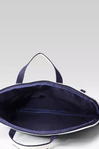  transit navy colorblock canvas laptop bag (upto 16")