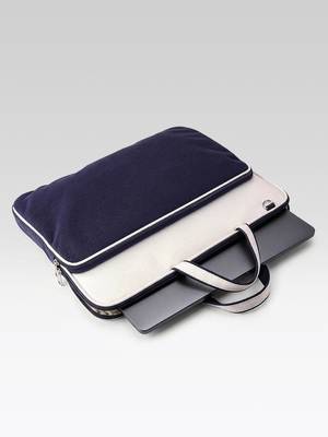  transit navy colorblock canvas laptop bag (upto 16") 7