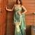 Green fendy kurta sharara set with choker dupatta