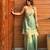 Green fendy kurta sharara set with choker dupatta