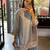 Blue japan satin kurta punjabi salwar set with dupatta