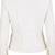 Women's  genuine white leather casual biker jacket