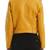 Women's mustard yellow biker genuine leather jacket