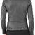 Women's grey real genuine lambskin leather cafe racer jacket