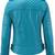 Women's real lambskin turquoise leather biker jacket